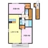 アルカディア 2LDKの間取り