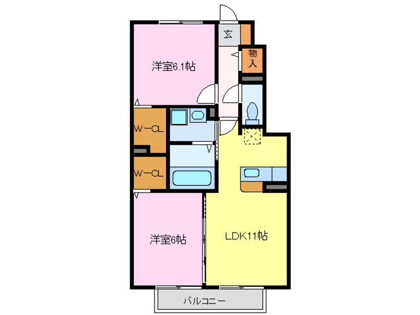 間取図 アルカディア