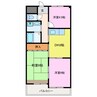 コーポ大塚 3DKの間取り