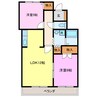 名古屋市営地下鉄鶴舞線/浄心駅 徒歩10分 3階 築25年 2LDKの間取り
