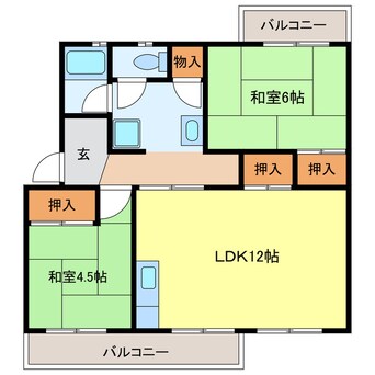 間取図 ブランヴェール