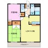 ブリックヒルズ 2LDKの間取り