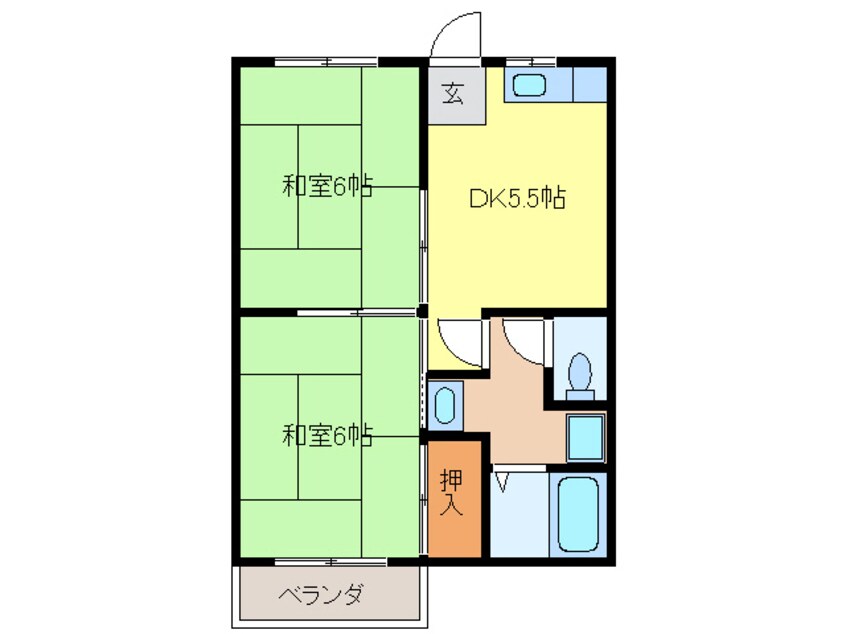 間取図 メゾン鈴木