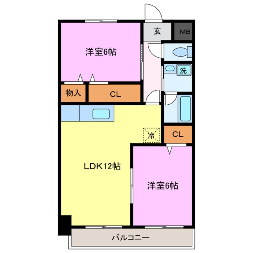 間取図 ＧＲＡＣＩＡ　Ⅱ
