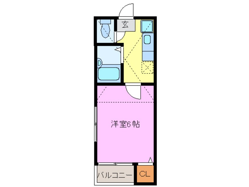 間取図 メゾンドクララ