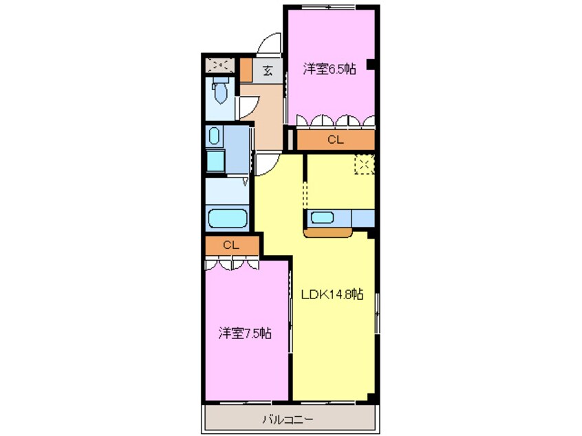 間取図 レガ・カンパーニャ