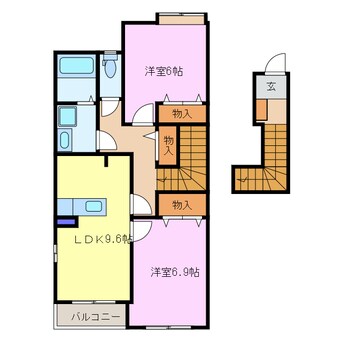 間取図 ウエストシティー