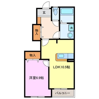 間取図 ウエストシティー
