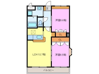間取図 ブルーローズ