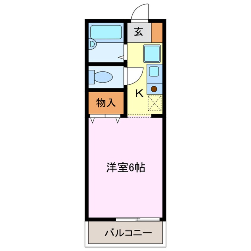 間取図 名鉄犬山線/西春駅 徒歩7分 1階 築29年