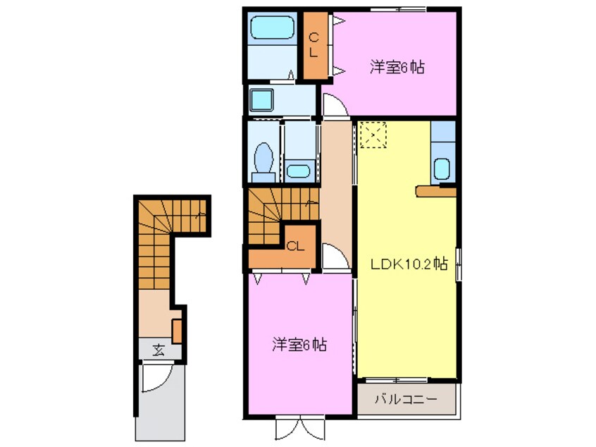 間取図 メゾン清里