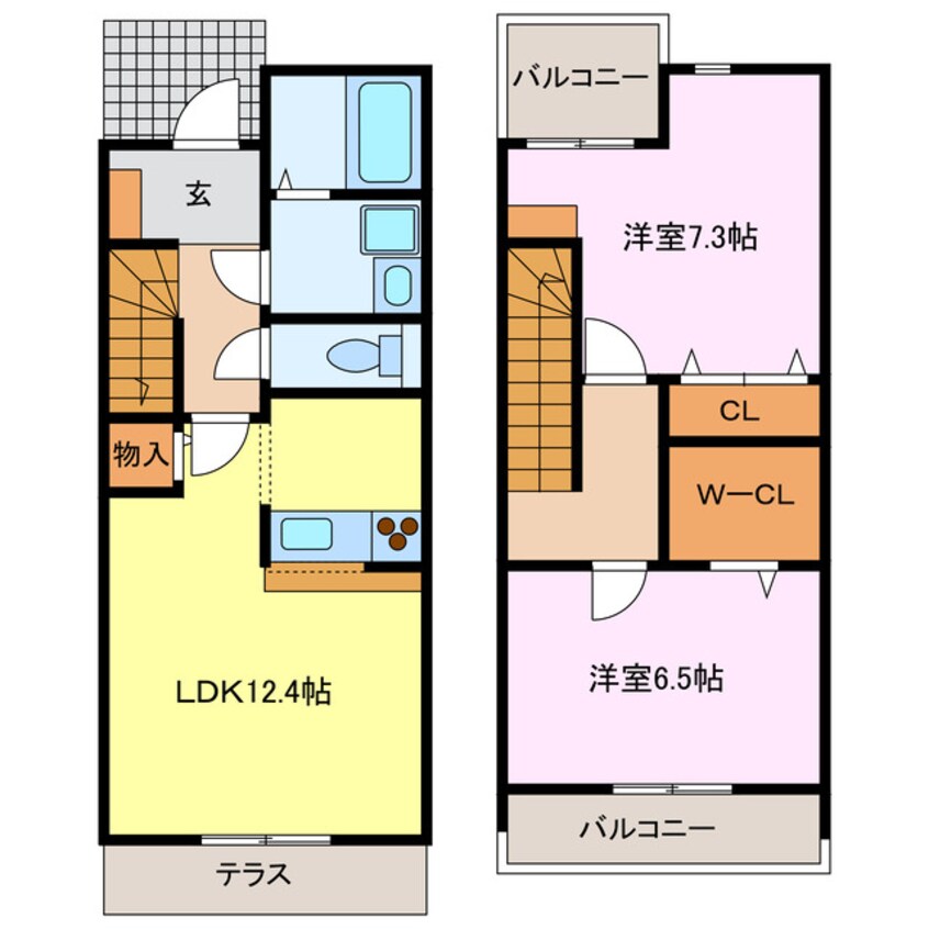 間取図 エスクイール