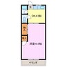 コーポ染 1DKの間取り