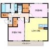 ダイナエレガント 2LDKの間取り