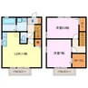 名鉄津島線･尾西線（須ケ口-弥富）/甚目寺駅 徒歩29分 1-2階 築19年 2LDKの間取り