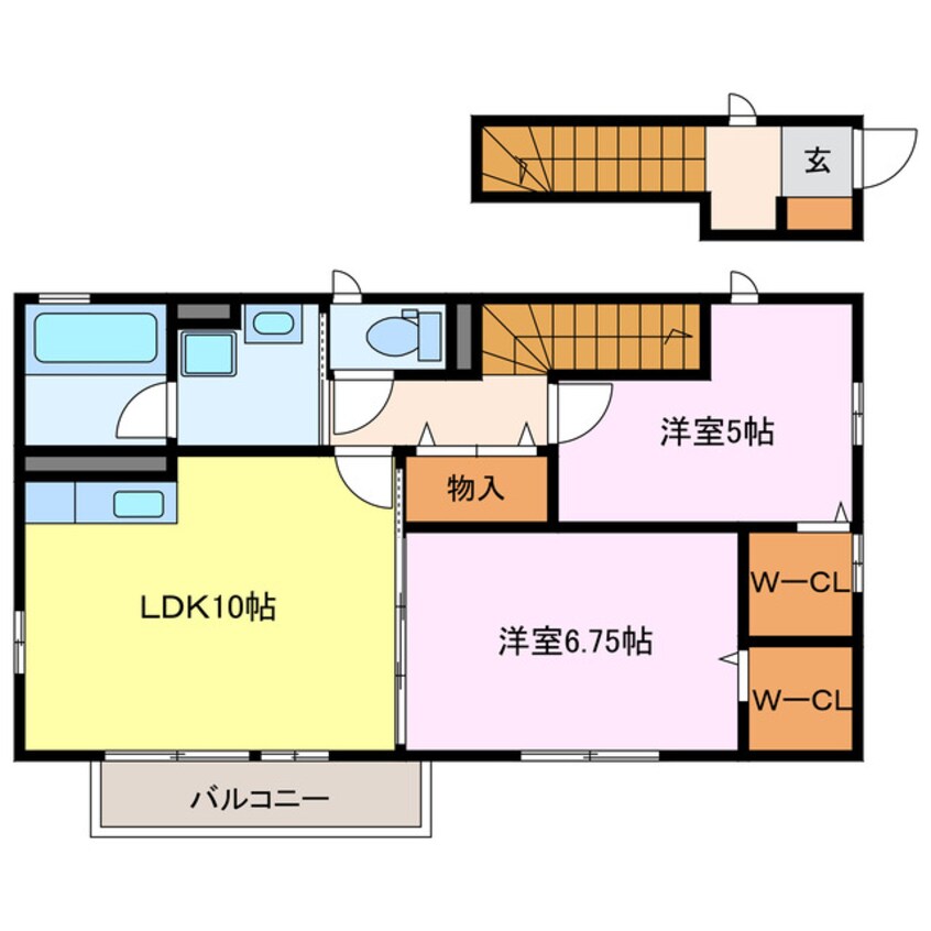 間取図 ハイツ大松