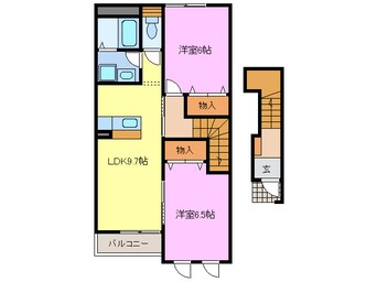 間取図 エスポアールパレス