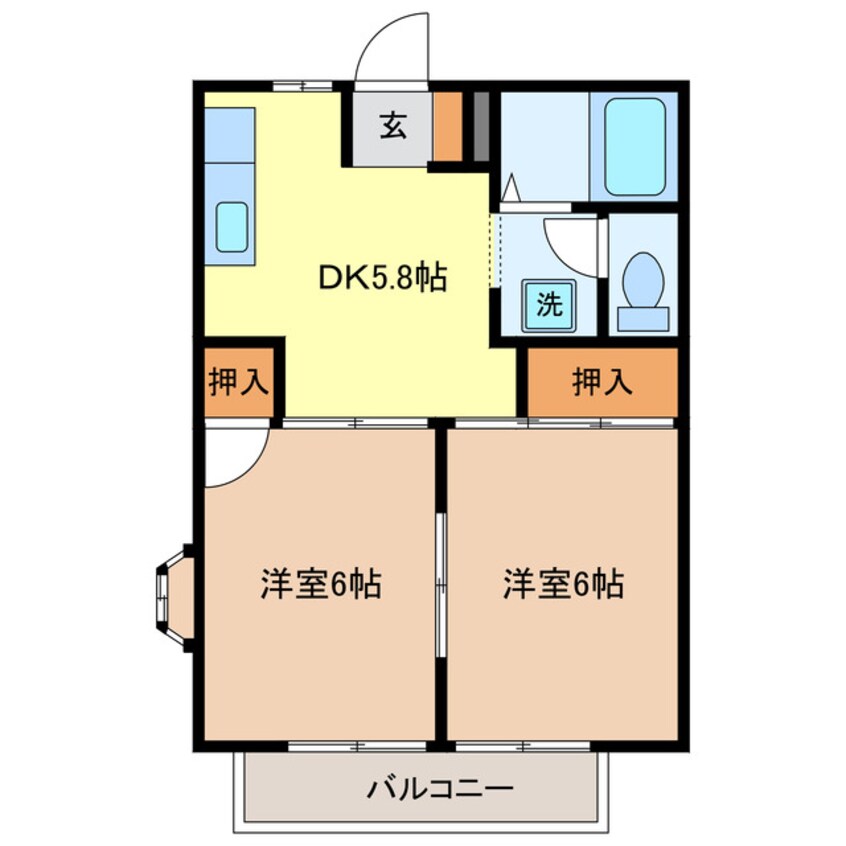 間取図 ロイヤル師勝