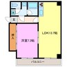 ウエストクリーク 1LDKの間取り