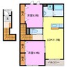 リーマルーマ 2LDKの間取り