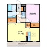 名鉄犬山線/徳重・名古屋芸大駅 徒歩7分 1階 築17年 1LDKの間取り