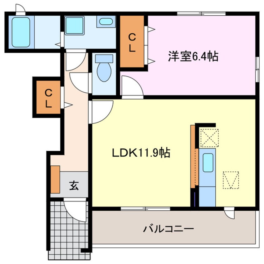 間取図 フレスクーラ