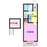 エピキュリアン須ヶ口 1Kの間取り
