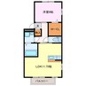 レジデンス　ミツ２ 1LDKの間取り