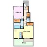 メゾンプラック 1LDKの間取り