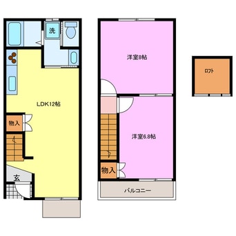 間取図 Ｂｌａｎｃｈｅｕｒ