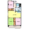 シャトー東山 3LDKの間取り