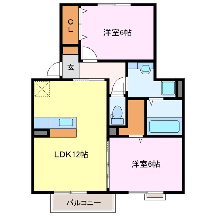 間取図 カトル・セゾン