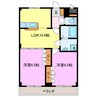 ツインビレッジ 2LDKの間取り