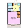 東海道本線/清洲駅 徒歩24分 2階 築33年 1Kの間取り