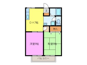 間取図 メゾンひまわり