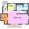 名古屋市営地下鉄鶴舞線/上小田井駅 徒歩13分 1階 築11年 1Kの間取り