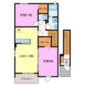 昇華Ⅱの間取図