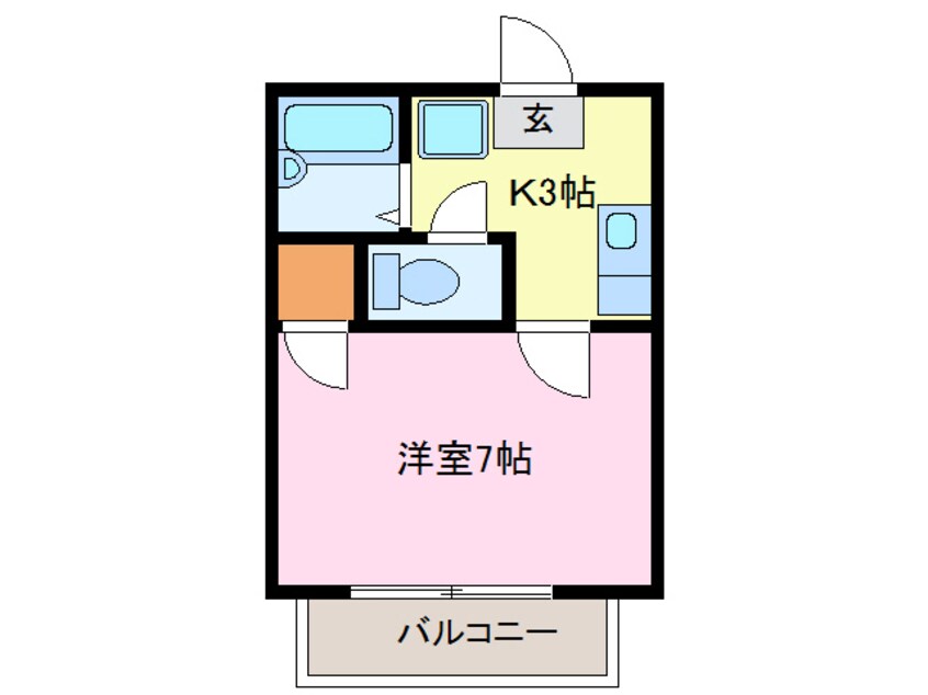 間取図 アーニストハウスＢ