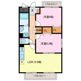 間取図 ライヒフロイデ