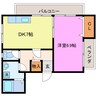 アートビル平田 1DKの間取り
