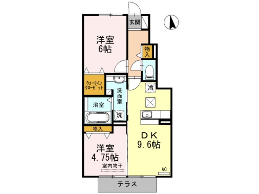 間取図 サンシャイン川八