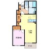 フォレストＫＭⅦ 1LDKの間取り