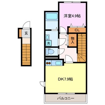 間取図 ローズテラス
