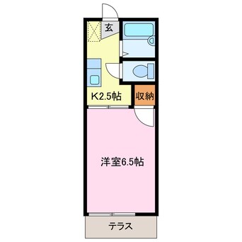 間取図 ウイング天花寺