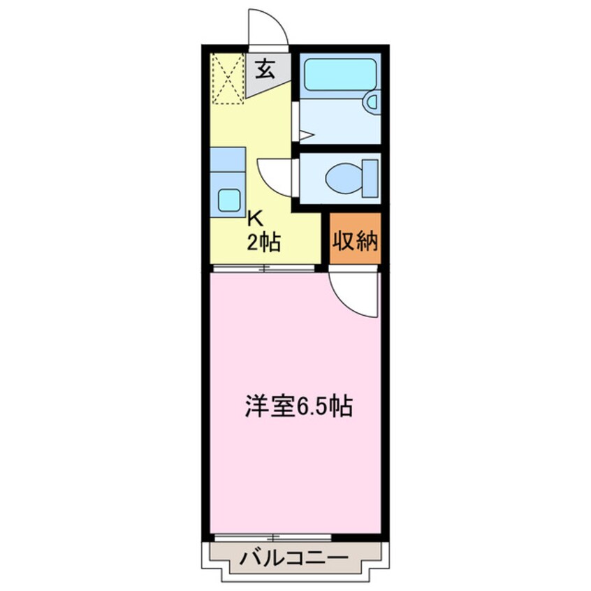 間取図 ウイング天花寺