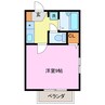 グレイス市場木 1Kの間取り