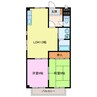 スマイル西出 2LDKの間取り
