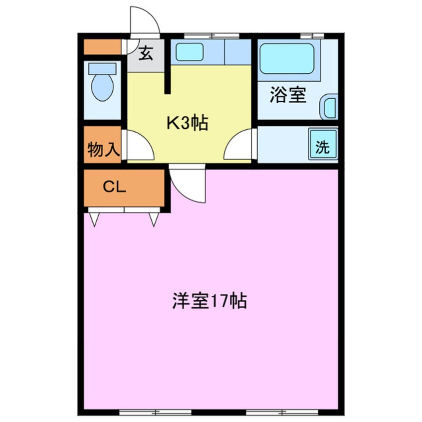 間取図 西春オカマンション