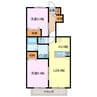 ＣＲコート 2LDKの間取り