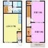 Ｔｗｉｎｓ葭田 2LDKの間取り
